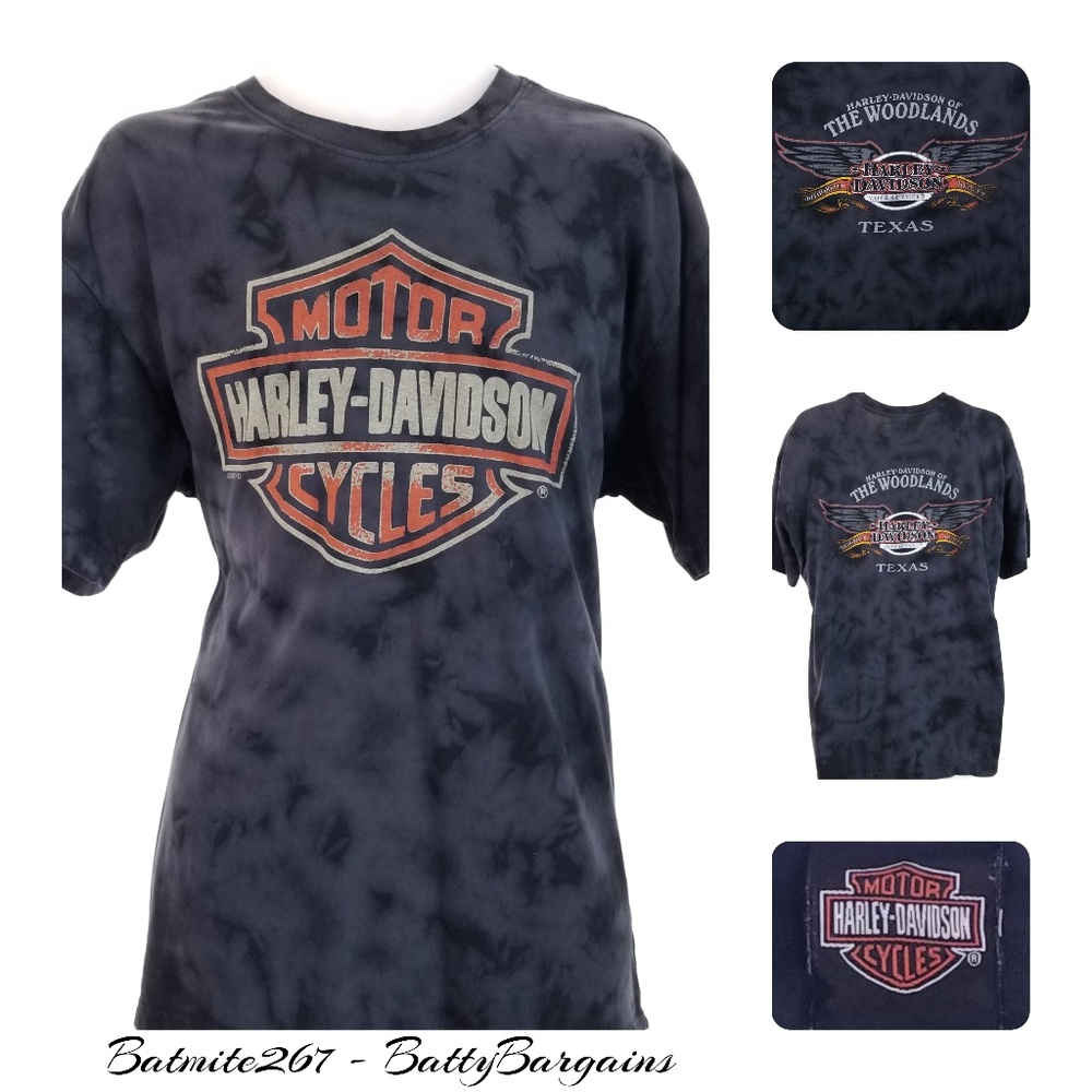 XL Gray Tie Dye T SHIRT Texas HD 2008